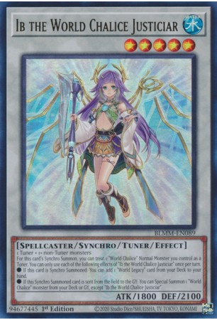 Ib the World Chalice Justiciar - BLMM-EN089 - Ultra Rare