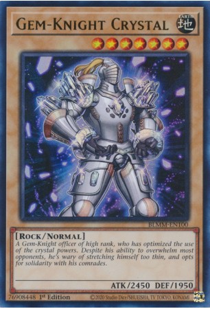 Gem-Knight Crystal - BLMM-EN100 - Ultra Rare