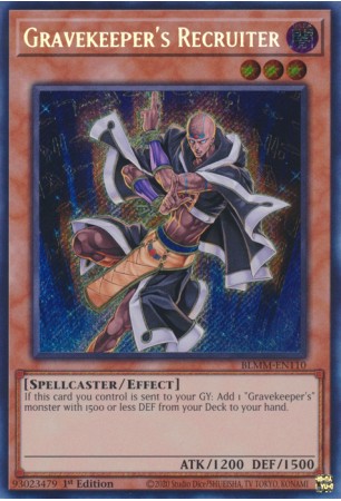 Gravekeeper's Recruiter - BLMM-EN110 - Secret Rare