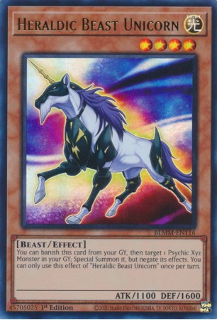 Heraldic Beast Unicorn - BLMM-EN116 - Ultra Rare