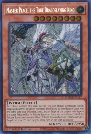 Master Peace, the True Dracoslaying King - BLMM-EN127 - Secret Rare