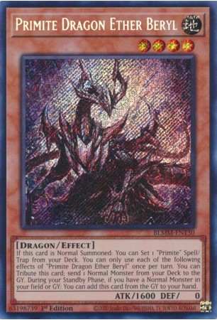 Primite Dragon Ether Beryl - BLMM-EN130 - Secret Rare