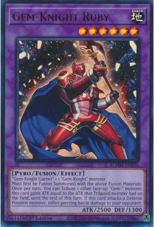 Gem-Knight Ruby - BLMM-EN136 - Ultra Rare