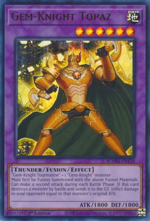 Gem-Knight Topaz - BLMM-EN138 - Ultra Rare