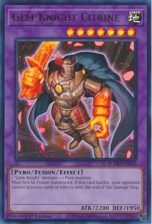 Gem-Knight Citrine - BLMM-EN139 - Ultra Rare