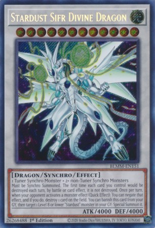 Stardust Sifr Divine Dragon - BLMM-EN151 - Secret Rare