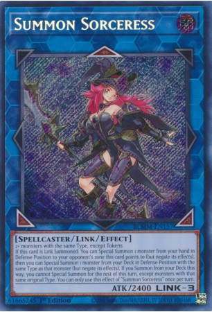 Summon Sorceress - BLMM-EN157 - Secret Rare