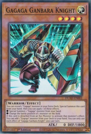 Gagaga Ganbara Knight - DUAD-EN002 - Super Rare
