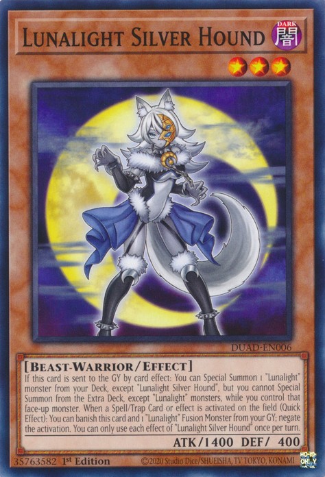 Lunalight Silver Hound - DUAD-EN006 - Common - Duelshop Lunalight Silver Hound - DUAD-EN006 - Common - Duelshop