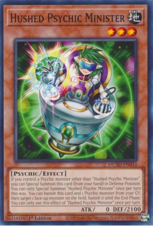 Hushed Psychic Minister - DUAD-EN014 - Common