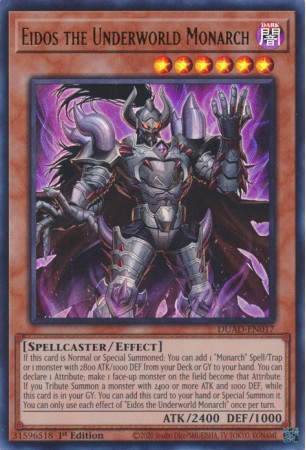 Eidos the Underworld Monarch - DUAD-EN017 - Ultra Rare