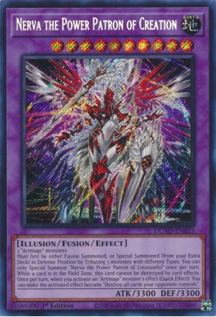 Nerva the Power Patron of Creation - DUAD-EN033 - Secret Rare