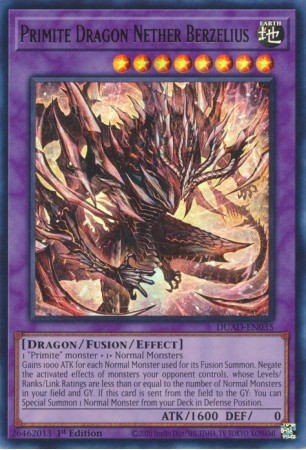 Primite Dragon Nether Berzelius - DUAD-EN035 - Ultra Rare