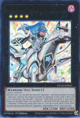 Argostars - Adventurous Arion - DUAD-EN045 - Ultra Rare