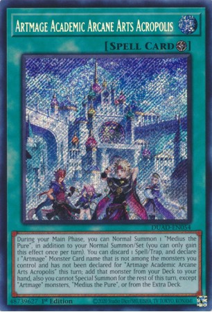 Artmage Academic Arcane Arts Acropolis - DUAD-EN054 - Secret Rare