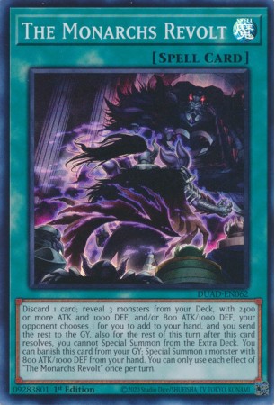 The Monarchs Revolt - DUAD-EN062 - Super Rare