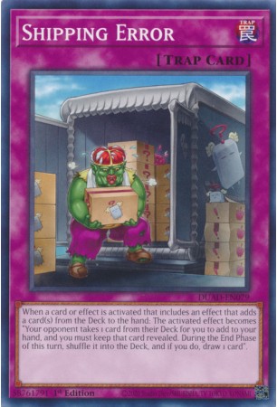 Shipping Error - DUAD-EN079 - Common