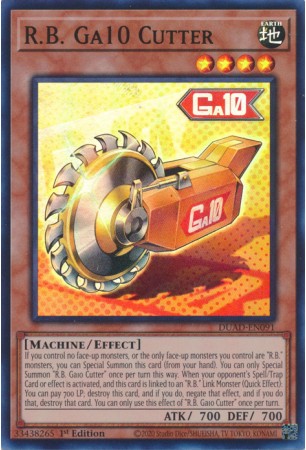 R.B. Ga10 Cutter - DUAD-EN091 - Super Rare