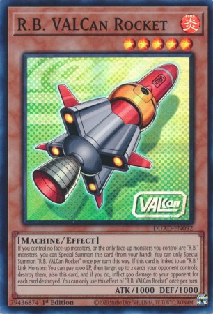 R.B. VALCan Rocket - DUAD-EN092 - Super Rare