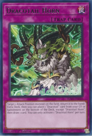 Dracotail Horn - JUSH-EN010 - Super Rare