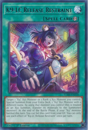 K9-LC Release Restraint - JUSH-EN038 - Super Rare