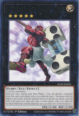 Number 67: Pair-a-Dice Smasher - JUSH-EN058 - Super Rare