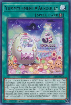 Yummyusment★Acroquey - JUSH-EN024 - Super Rare