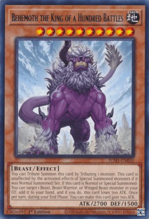 Behemoth the King of a Hundred Battles - JUSH-EN050 - Super Rare