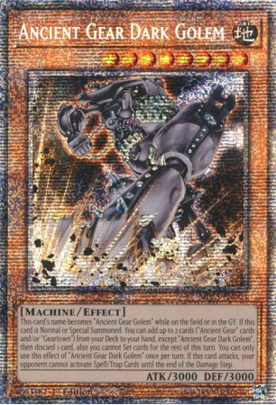 Ancient Gear Dark Golem - MP25-EN003 - Starlight Rare