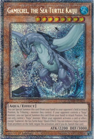 Gameciel, the Sea Turtle Kaiju - MP25-EN028 - Starlight Rare