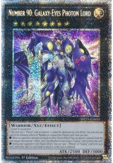 Number 90: Galaxy-Eyes Photon Lord - MP25-EN033 - Starlight Rare