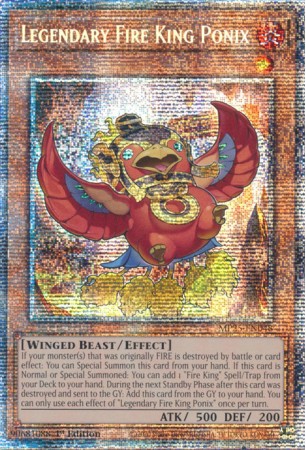 Legendary Fire King Ponix - MP25-EN048 - Starlight Rare