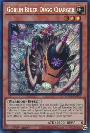 Goblin Biker Dugg Charger - MP25-EN051 - Prismatic Secret Rare
