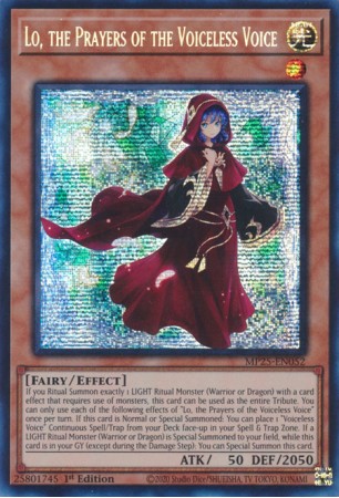 Lo, the Prayers of the Voiceless Voice - MP25-EN052 - Prismatic Secret Rare