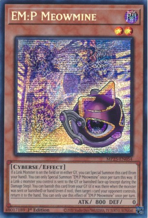 EM:P Meowmine - MP25-EN054 - Prismatic Secret Rare
