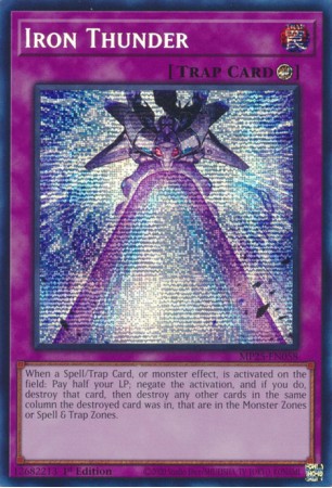 Iron Thunder - MP25-EN058 - Prismatic Secret Rare