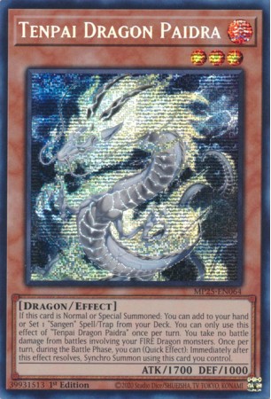 Tenpai Dragon Paidra - MP25-EN064 - Prismatic Secret Rare