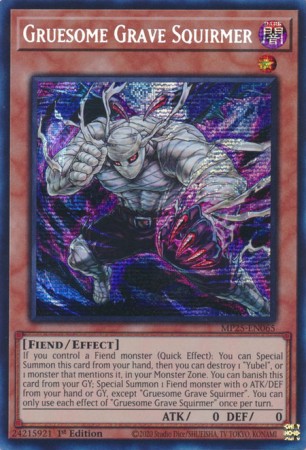 Gruesome Grave Squirmer - MP25-EN065 - Prismatic Secret Rare