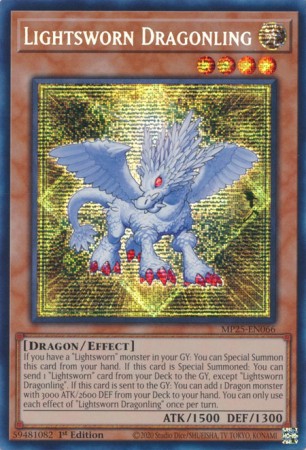 Lightsworn Dragonling - MP25-EN066 - Prismatic Secret Rare