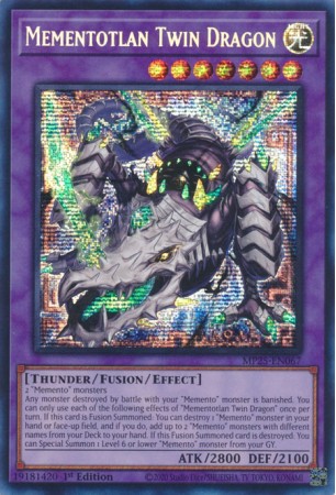 Mementotlan Twin Dragon - MP25-EN067 - Prismatic Secret Rare