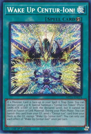 Wake Up Centur-Ion! - MP25-EN074 - Prismatic Secret Rare