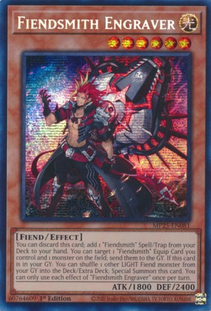 Fiendsmith Engraver - MP25-EN081 - Prismatic Secret Rare