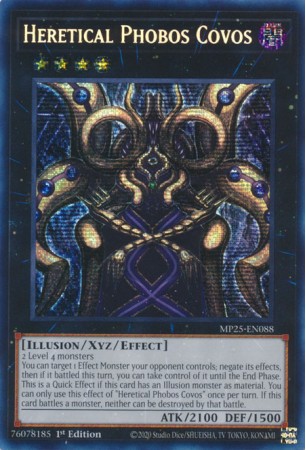 Heretical Phobos Covos - MP25-EN088 - Prismatic Secret Rare