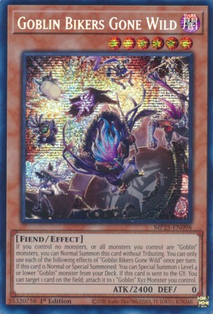 Goblin Bikers Gone Wild - MP25-EN098 - Prismatic Secret Rare