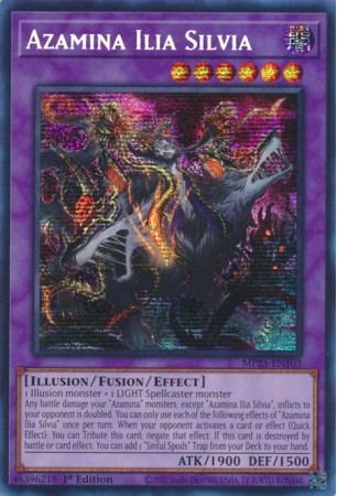Azamina Ilia Silvia - MP25-EN103 - Prismatic Secret Rare