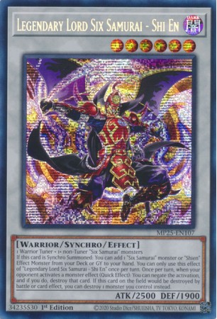 Legendary Lord Six Samurai - Shi En - MP25-EN107 - Prismatic Secret Rare