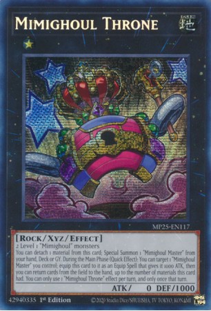Mimighoul Throne - MP25-EN117 - Prismatic Secret Rare