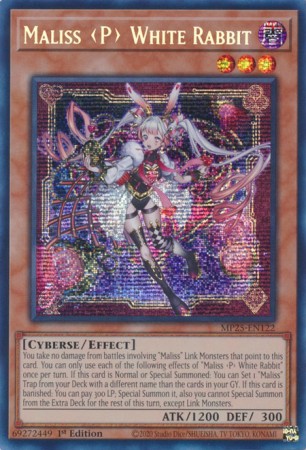 Maliss P White Rabbit - MP25-EN122 - Prismatic Secret Rare