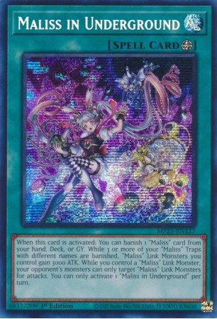 Maliss in Underground - MP25-EN127 - Prismatic Secret Rare