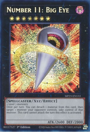 Number 11: Big Eye - MP25-EN133 - Prismatic Secret Rare